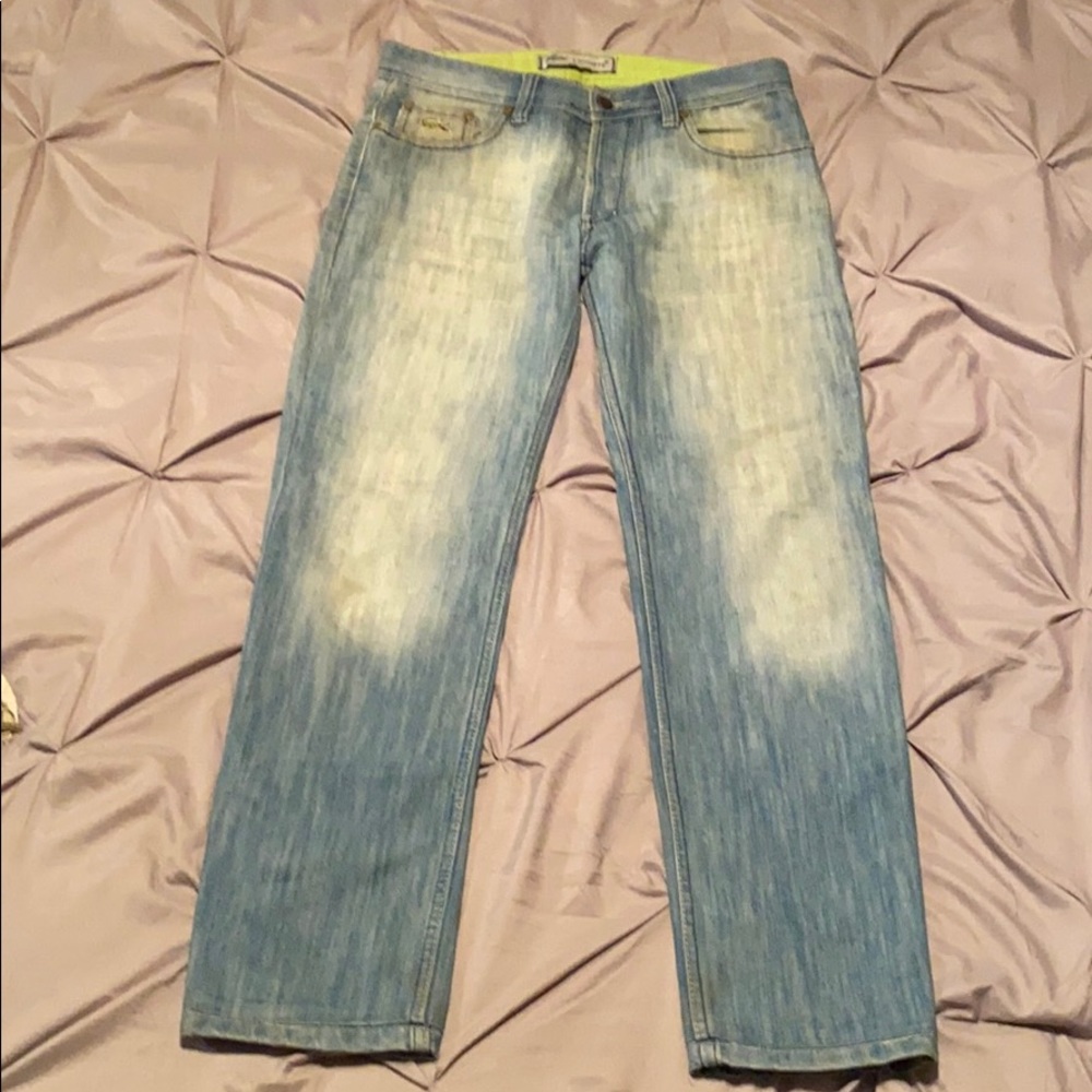 Lacoste denim jeans size 30x34 used rare